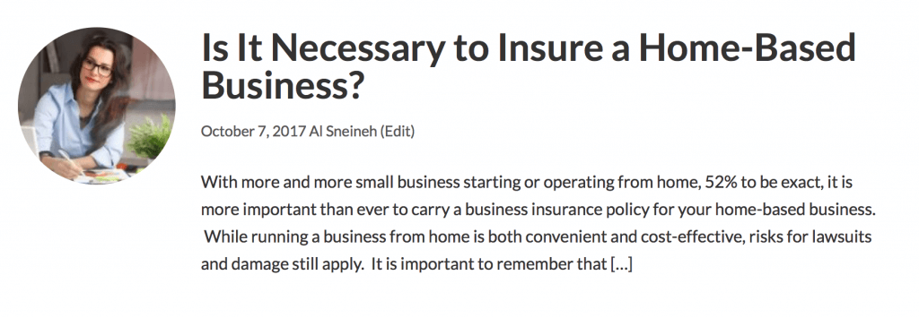 Is it Necessary to Insure a Home-Based Business